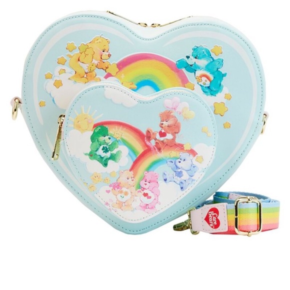 Loungefly Handbags - Carebears heart shaped Loungefly purse